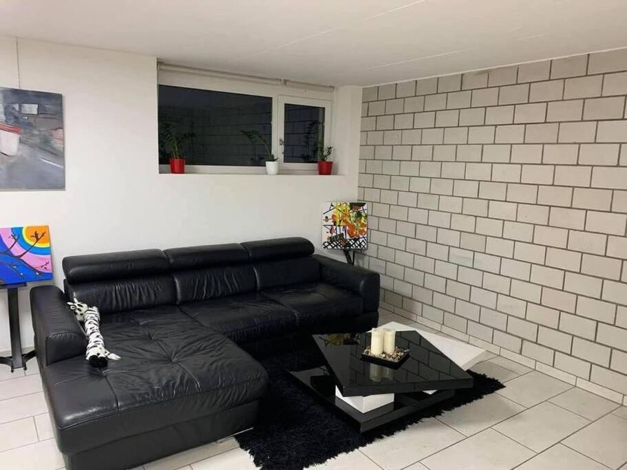 Basel - 5 Mins Away - Modern Basement Studio With Kitchen 35M2 In Muttenz Daire Dış mekan fotoğraf