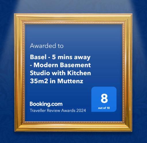 Basel - 5 Mins Away - Modern Basement Studio With Kitchen 35M2 In Muttenz Dış mekan fotoğraf