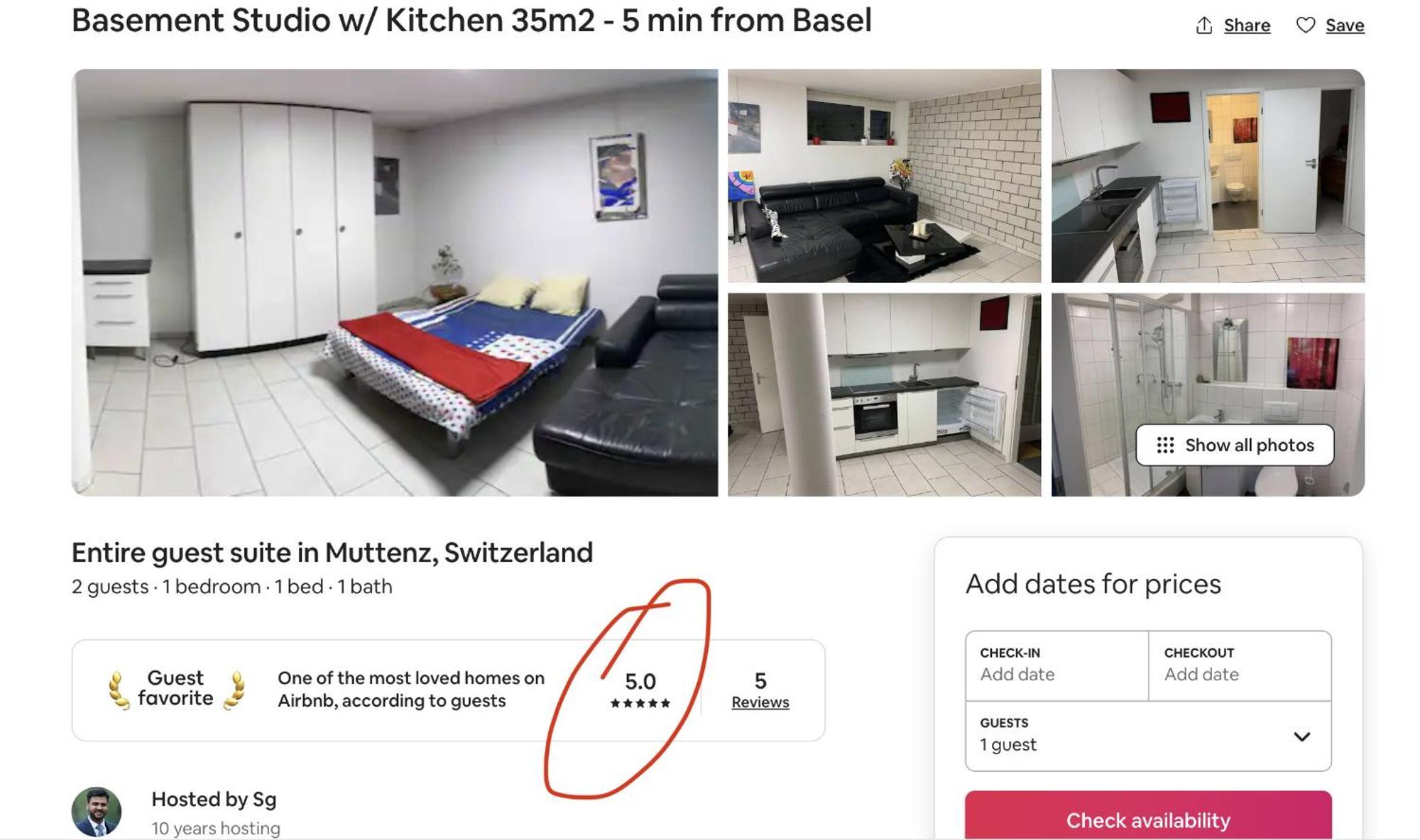 Basel - 5 Mins Away - Modern Basement Studio With Kitchen 35M2 In Muttenz Dış mekan fotoğraf